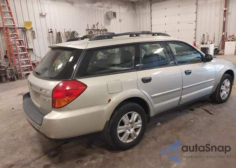 2005 Subaru Outback 2.5I from USA, damaged, VIN 4S4BP61C857345495